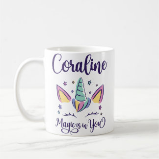 Mug Prénom Coraline Magie Personnalisée Est En Vous C