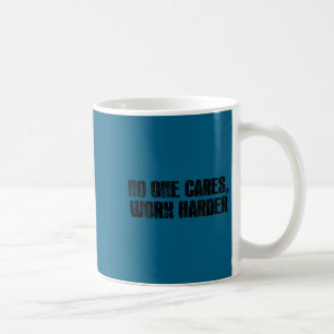 Mug Préoccupations des femmes Travail plus dur Gym Mot