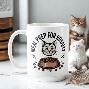 Mug Préparation de Repas pour la Royauté Design Humo