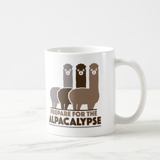 Mug Préparation pour l'alpacalypse (Droite)