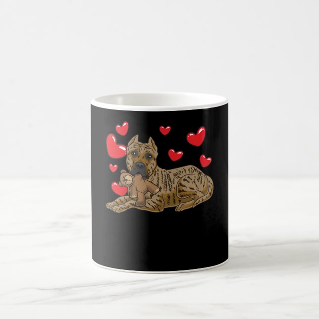 Mug Presa Canario Chien avec animal en peluche et les  (Centre)