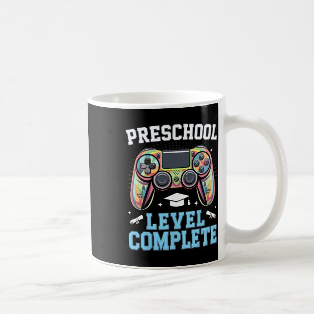 Mug Preschool Level Complete Last Day Of School Gamer  (Droite)