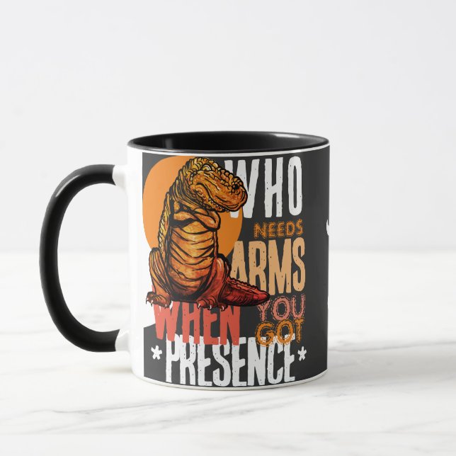 Mug Présence Sur Les Biceps - L'Attitude T-Rex (Gauche)
