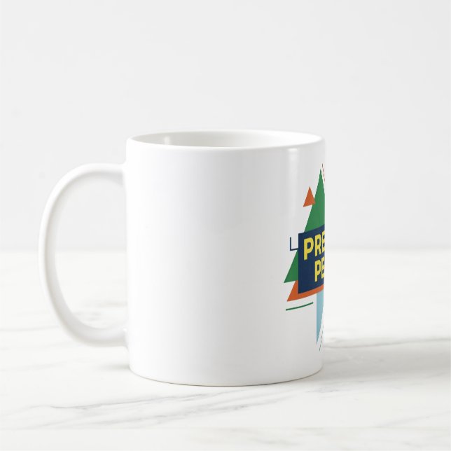 Mug Presently Perfect Abstract Modern  Design (Gauche)