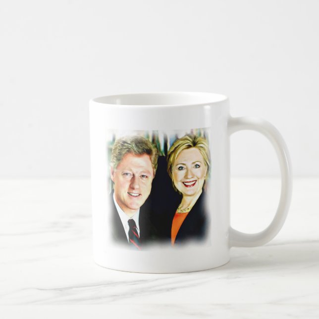 Mug Président Bill Clinton et Président Hillary Clinto (Droite)