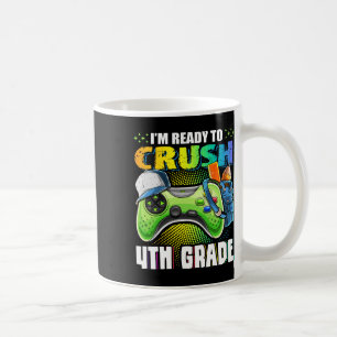 Mug Prêt À Écraser 4E Année Retour À L'École Vidéo Jeu