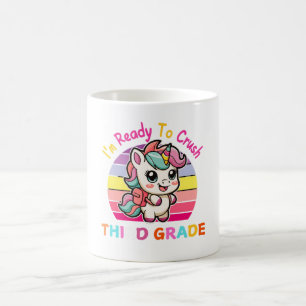 Mug Prêt À Écraser La Graphique Unicorne De Troisième 