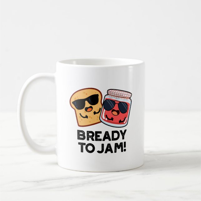 Mug Prêt À Jam Funny Pain Jam Pun (Gauche)