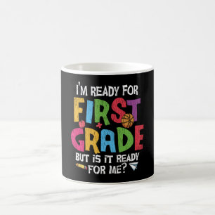 Mug Prêt pour la première année d'école drôle retour à