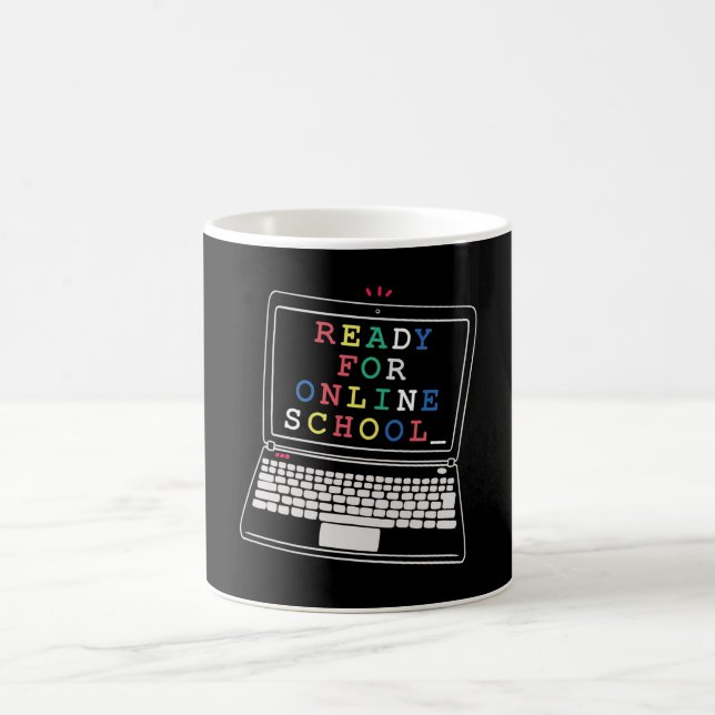 Mug Prêt pour l'école en ligne (Centre)