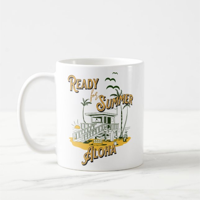 Mug Prêt pour Summer Beach Edition - Aloha | (Gauche)