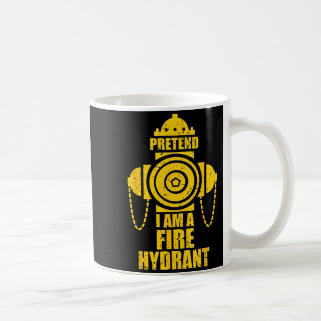 Mug Prétendre une borne d'incendie Fête d'Halloween pa (Droite)