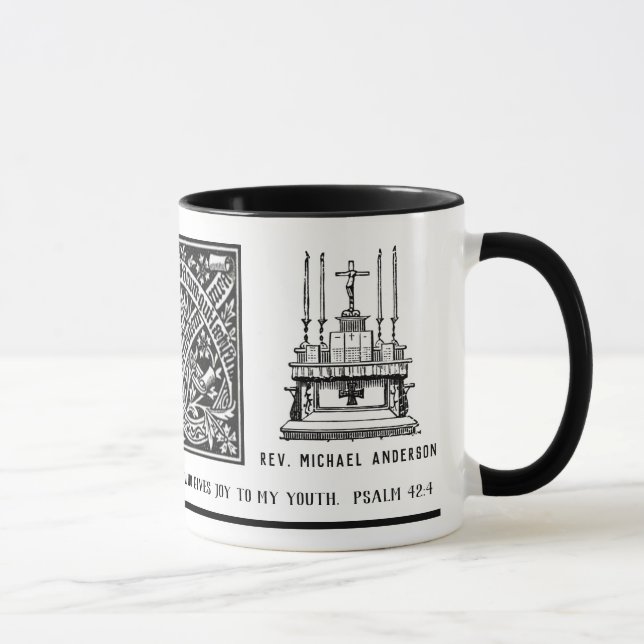 Mug Prêtre de prière religieuse catholique traditionne (Droite)