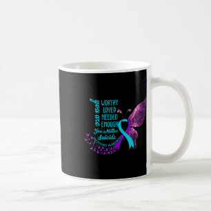 Mug Prévention du suicide Sensibilisation digne d'amou