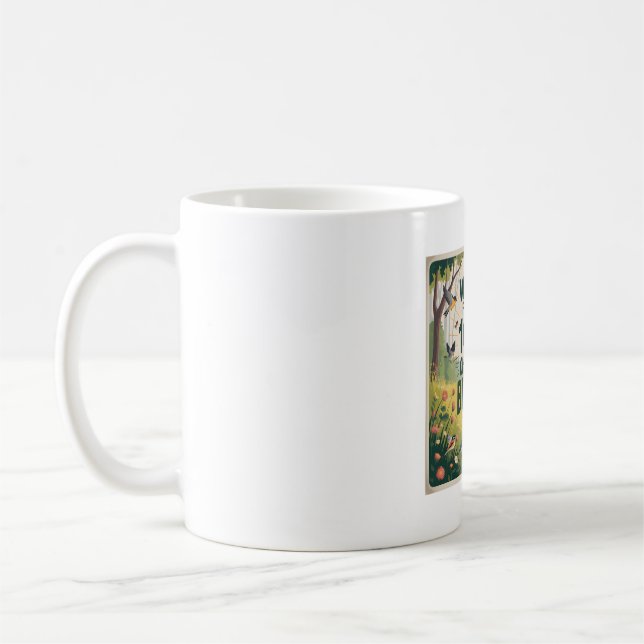 Mug Prévision de fin de semaine : 100% Chance d'oiseau (Gauche)
