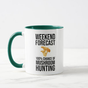 Mug Prévisions de fin de semaine - Chasse aux champig