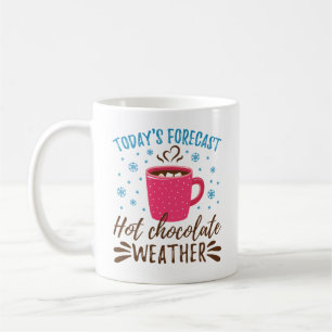 Mug Prévisions du jour Chocolat chaud Météo