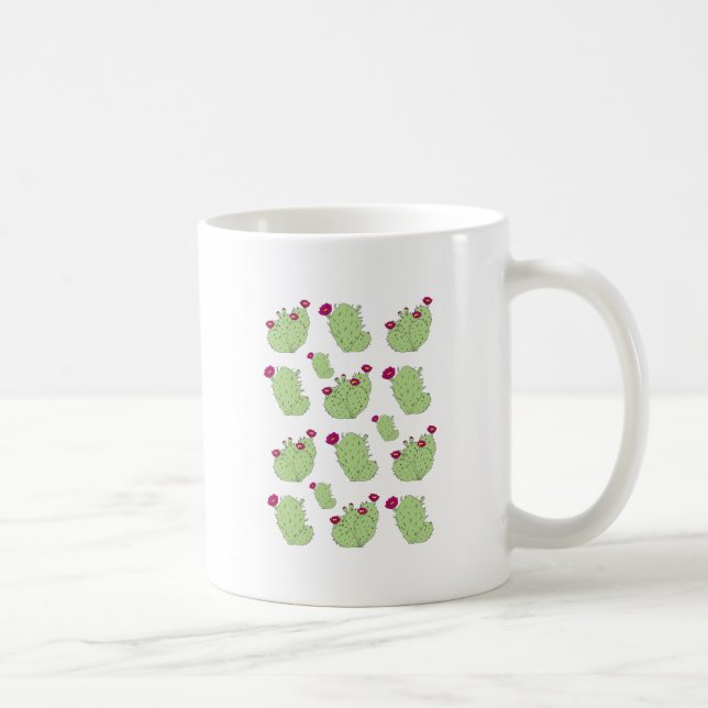 Mug Prickly Pear Motif Texas State Plante Cactus Love (Droite)