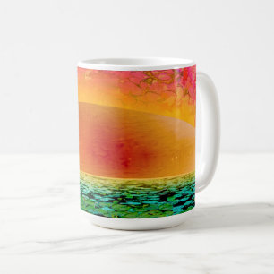 MUG PRIER DES MANTIS AU COUCHER DU SOLEIL