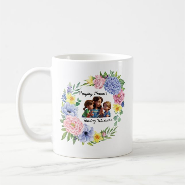 Mug Prier maman Fête des Mères chrétiennes (Gauche)