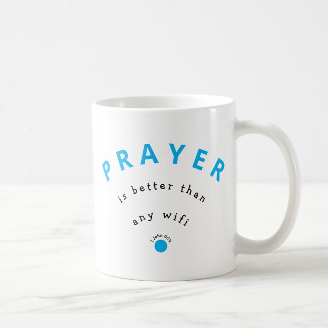 Mug PRIER MIEUX QUE WIFI Motivational (Droite)