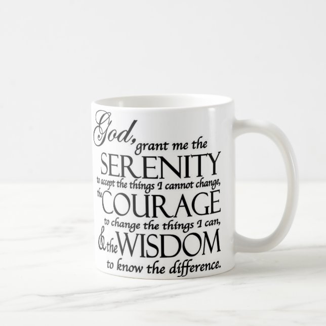 Mug Prière de sérénité (Droite)