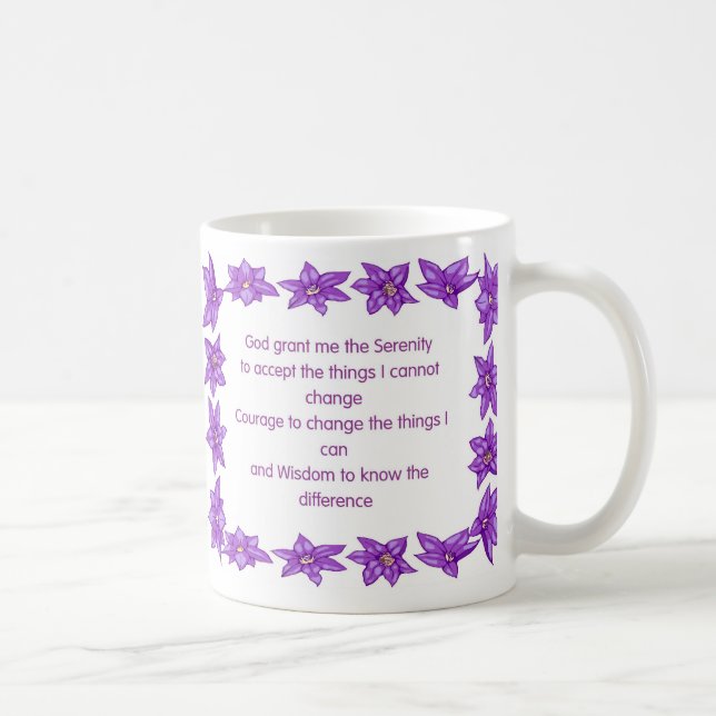 Mug Prière de sérénité (Droite)