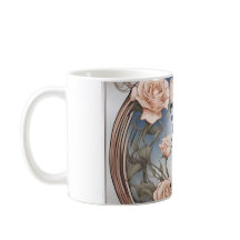 Prière de sérénité avec fleurs et cadre