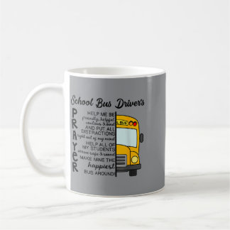 Mug Prière des conducteurs d'autobus scolaire Conducte