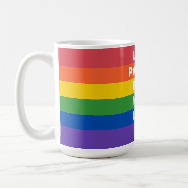 Mug Prière Saint François Pride Drapeau Mus (Gauche)