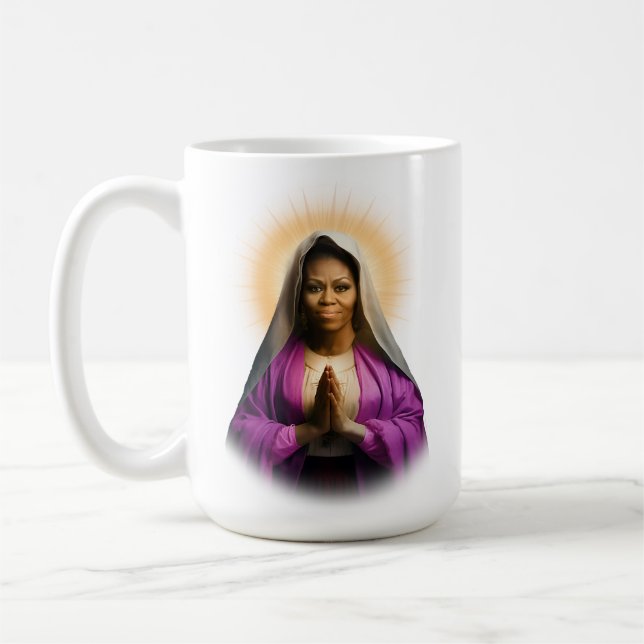 Mug Prière Saint Michelle Obama (Gauche)