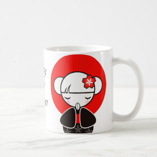 Mug Priez pour la poupée du Japon Kokeshi