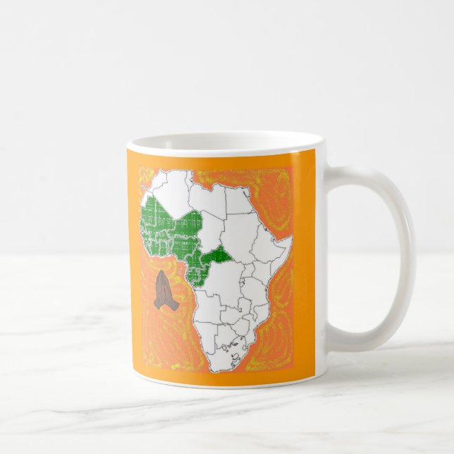 Mug Priez pour l'Afrique de l'ouest (Droite)