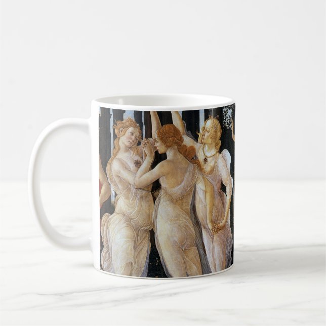 Mug Primavera (détail), Sandro Botticelli, 1482 (Gauche)