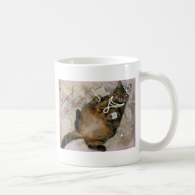 MUG PRINCESSE CORROMPUE CAT LAYING ON BACK (Droite)
