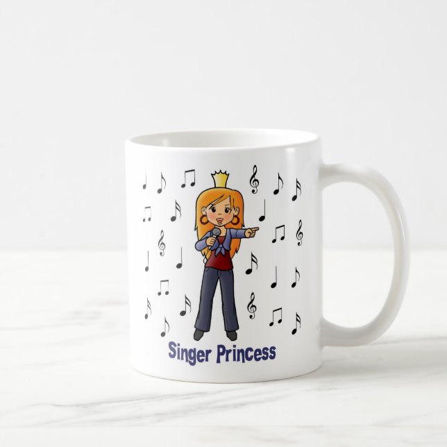 Mug Princesse de chanteur (Droite)