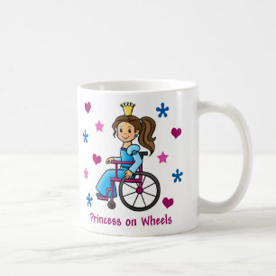 Mug Princesse de fauteuil roulant