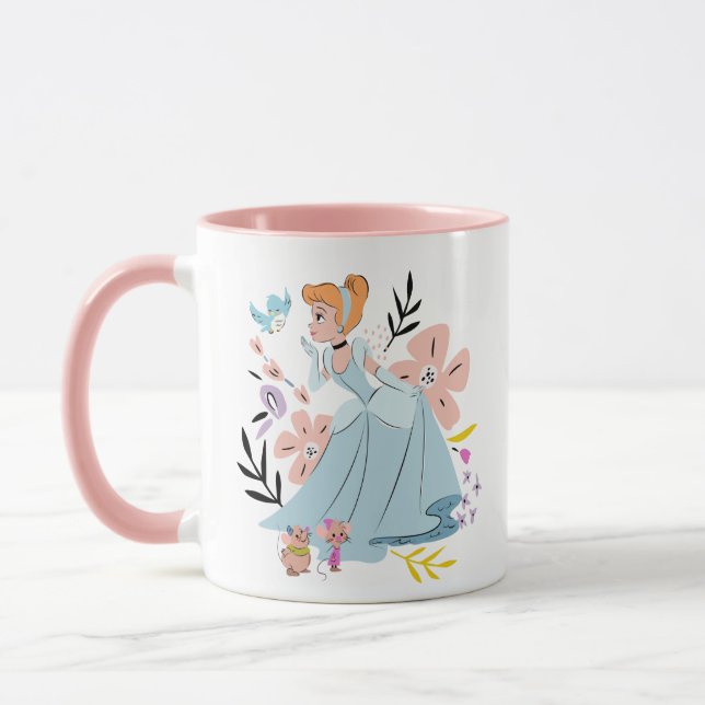 Mug Princesse Disney | Cendrillon & Animaux (Gauche)