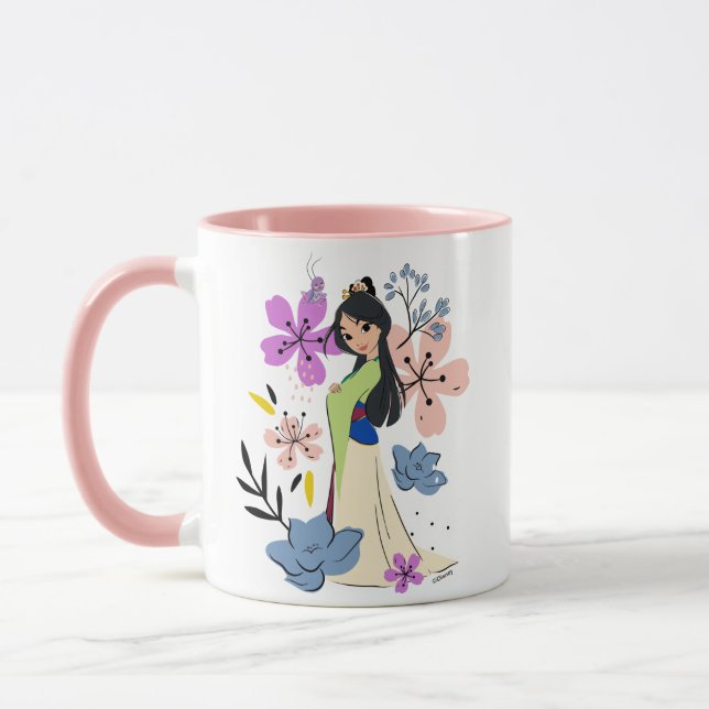 Mug Princesse Disney | Mulan dans le jardin (Gauche)