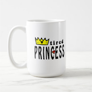 Mug princesse fatiguée