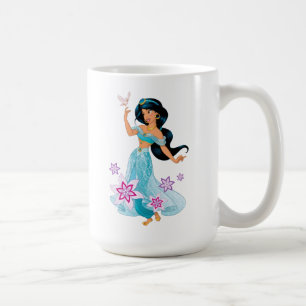 Mug Princesse Jasmine avec Flore d'oiseaux