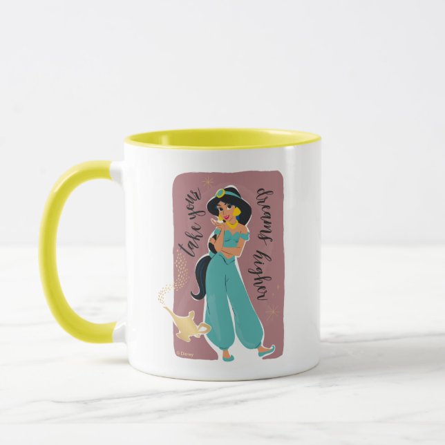 Mug Princesse Jasmine - Prenez vos rêves plus haut (Gauche)