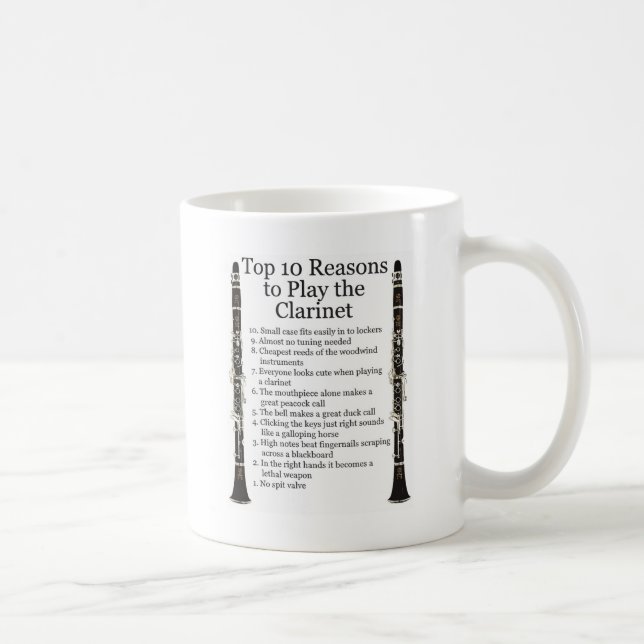 Mug Principal 10 de clarinette (Droite)