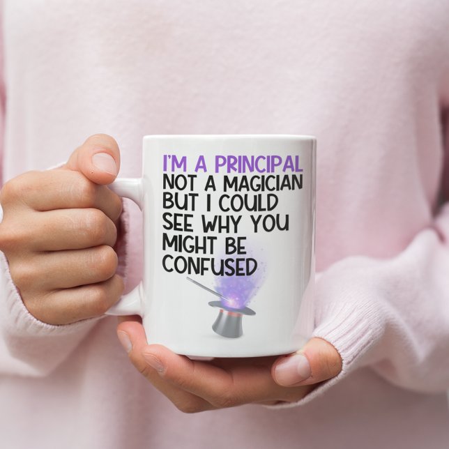 Mug Principal personnalisé retour à l'école drôle (Créateur téléchargé)