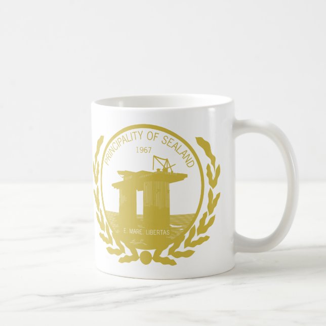 Mug principauté de crête de joint de sealand (Droite)