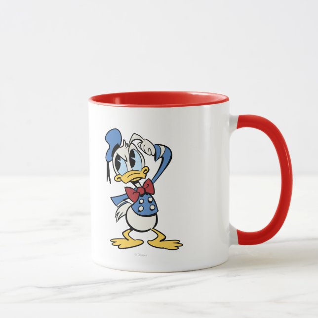 Mug Principaux raccourcis Mickey | Donald Thinking (Droite)