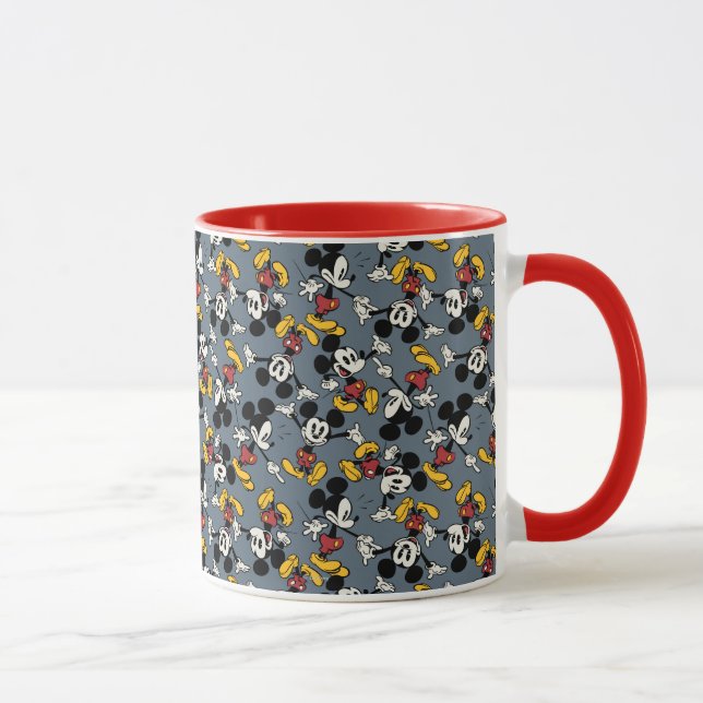 Mug Principaux raccourcis Mickey | Motif d'icône bleue (Droite)