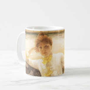 Mug Printemps (Bord de mer) de James Tissot, Portrait 