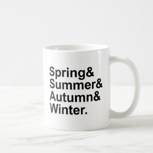 Mug Printemps Été Automne Hiver   Quatre Saisons