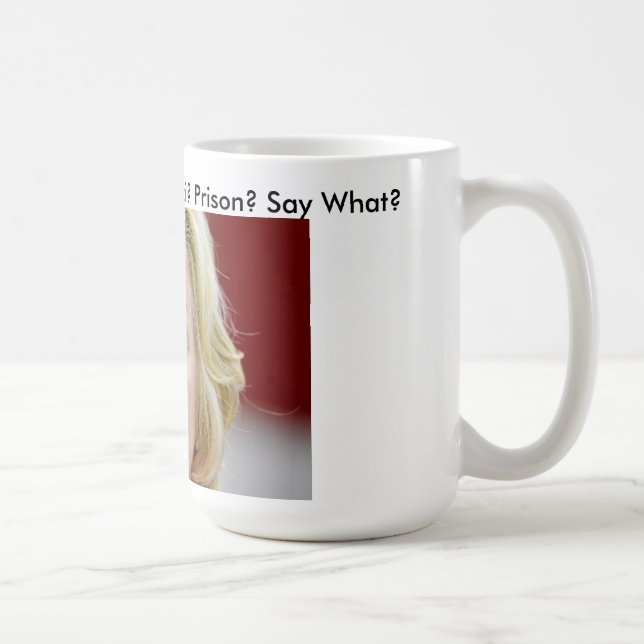 Mug Prison adoptive de Hillary Clinton d'email de (Droite)
